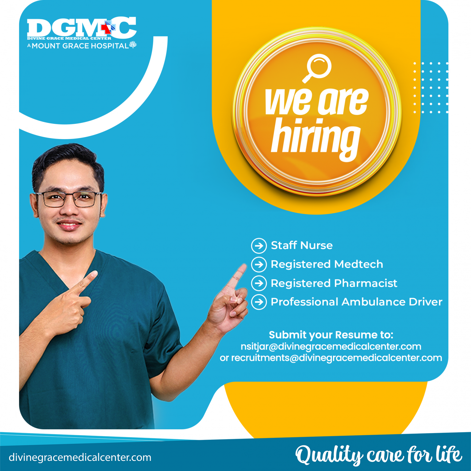 We're Hiring Registered Pharmacist - Divine Grace Medical Center (DGMC 