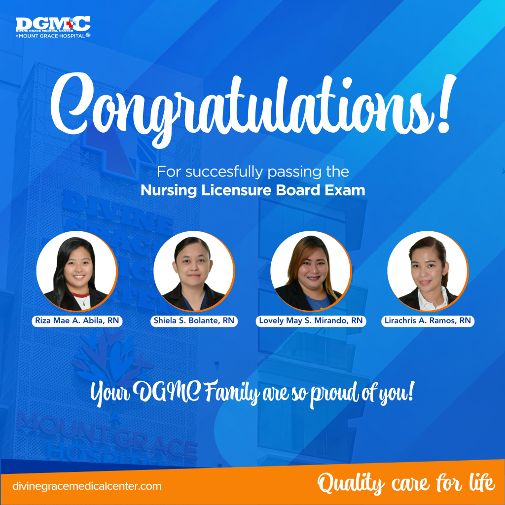 Congratulations for Successfully Passing The Nursing Licensure Board Exam