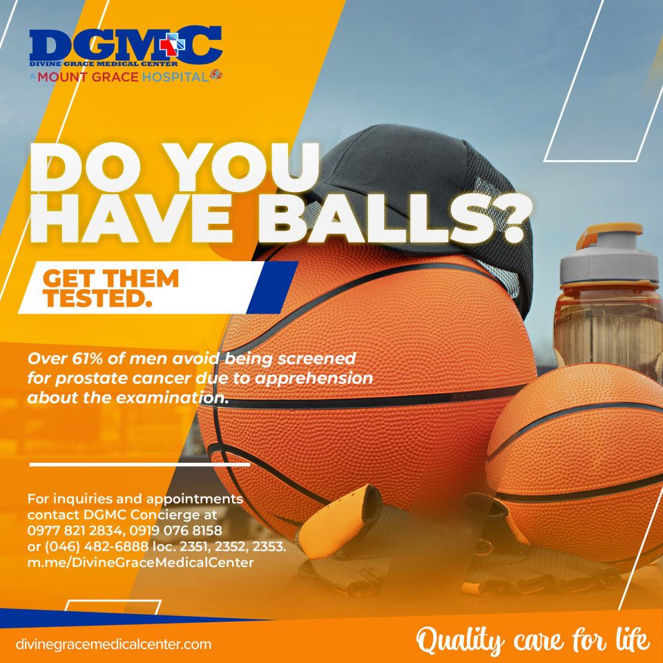 Do you have balls? Get them tested.